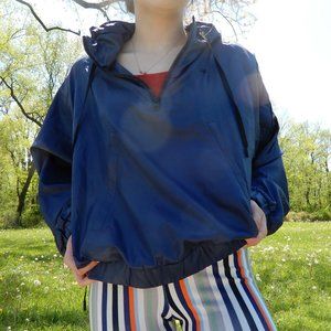 Navy Blue Ivy Park Wind Breaker